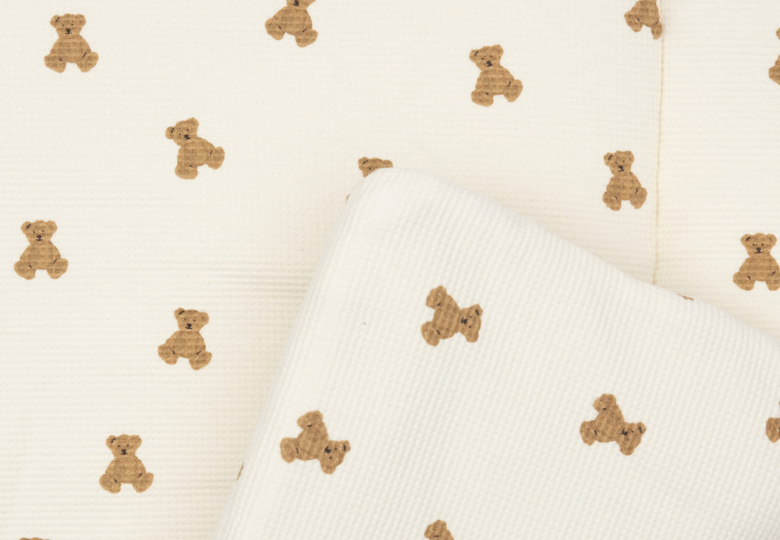 Jollein Krabbeldecke - Mini Teddy Bear Little Waffle