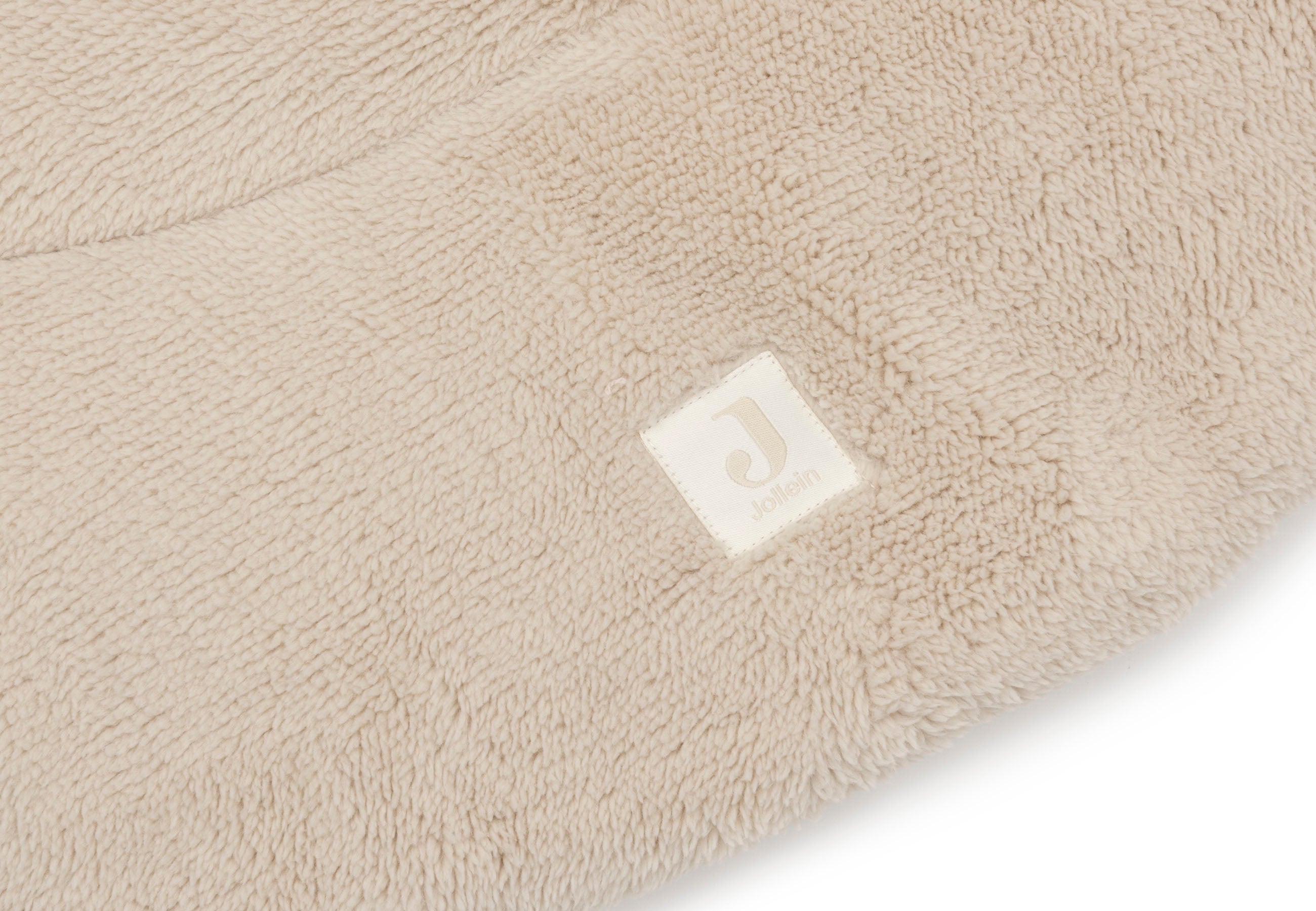Jollein Krabbeldecke Rund - Fluffy Sand