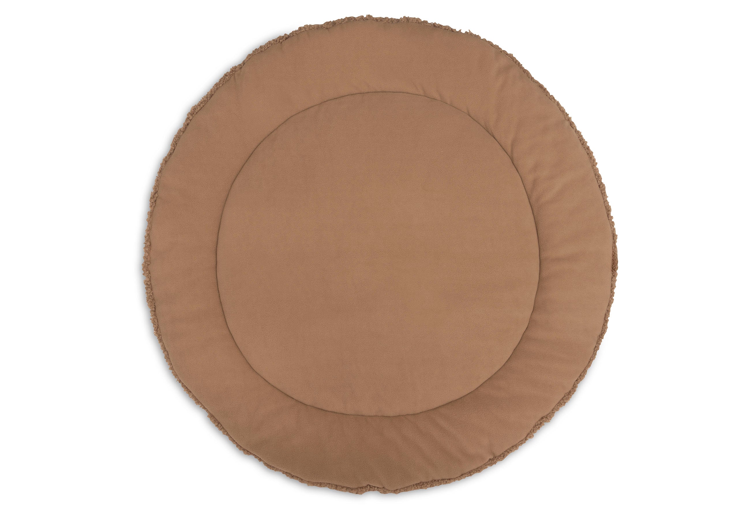 Jollein Krabbeldecke Rund - Curlé Dark Hazel
