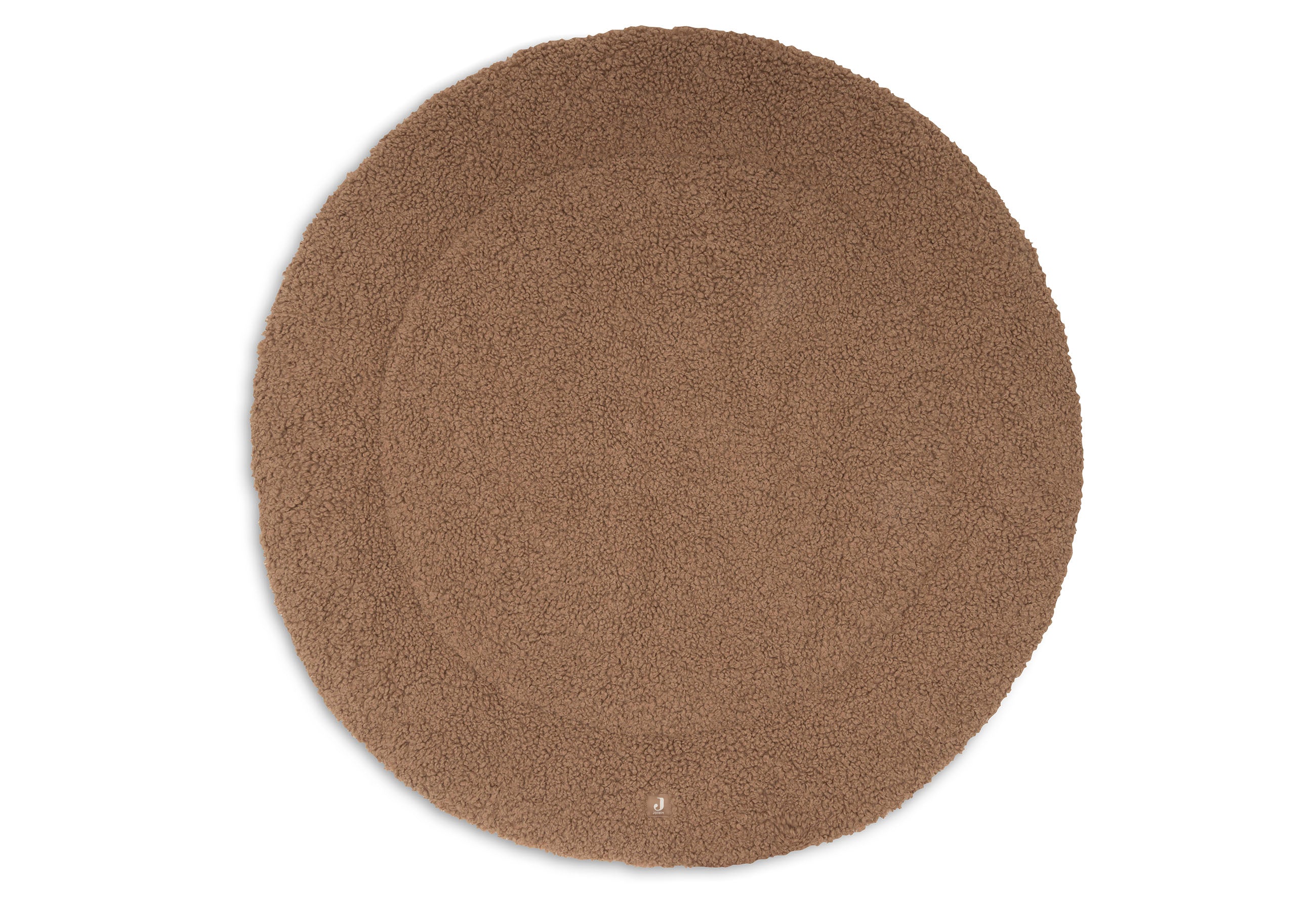 Jollein Krabbeldecke Rund - Curlé Dark Hazel