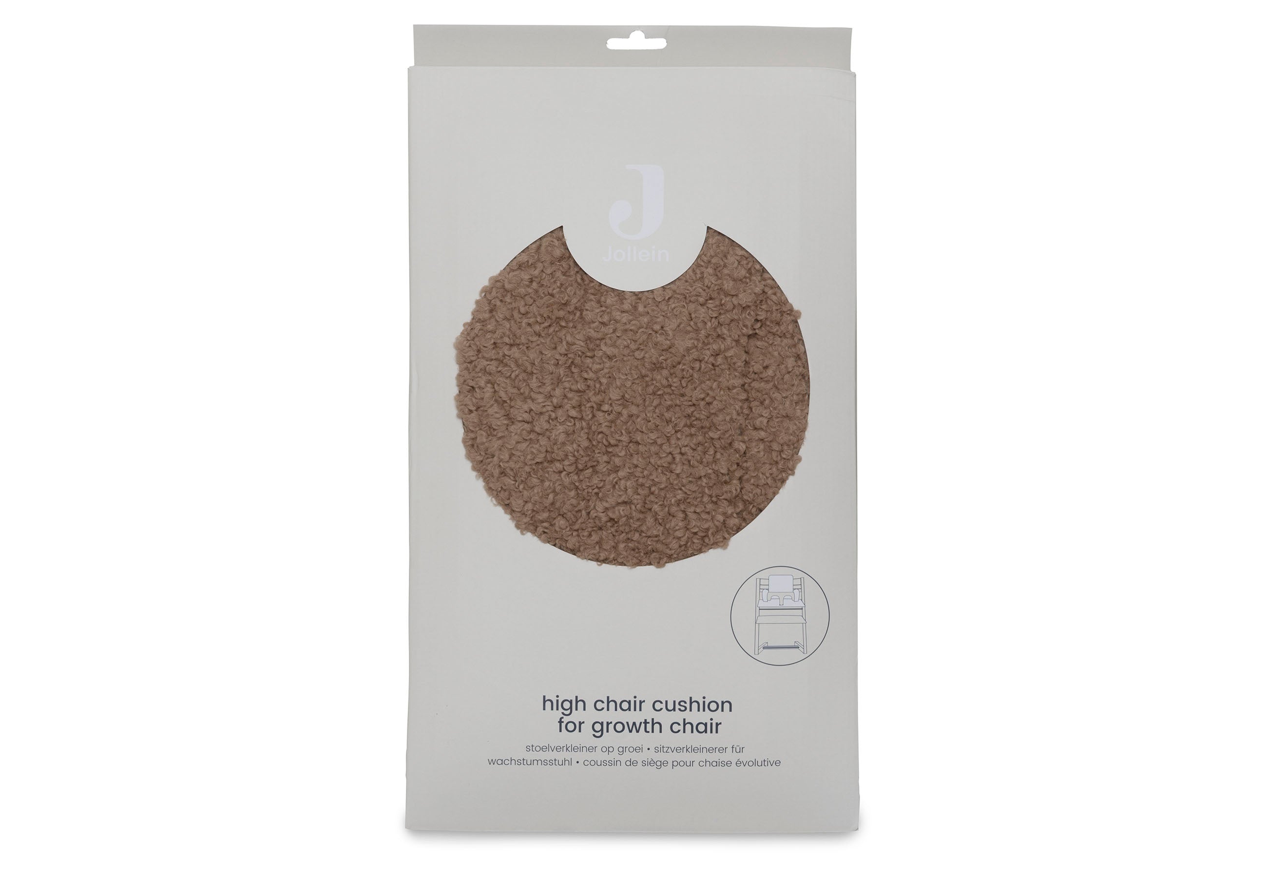 Jollein Sitzverkleinerer für Kinderhochstuhl Curlé Dark Hazel