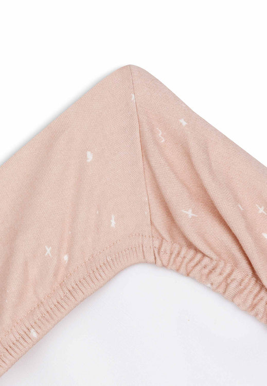 Jollein Wickelauflagenbezug Jersey 50x70 cm Twinkling Wild Rose