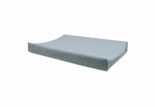 Jollein Wickelauflagenbezug Jersey 50x70 cm Twinkling Sea Green