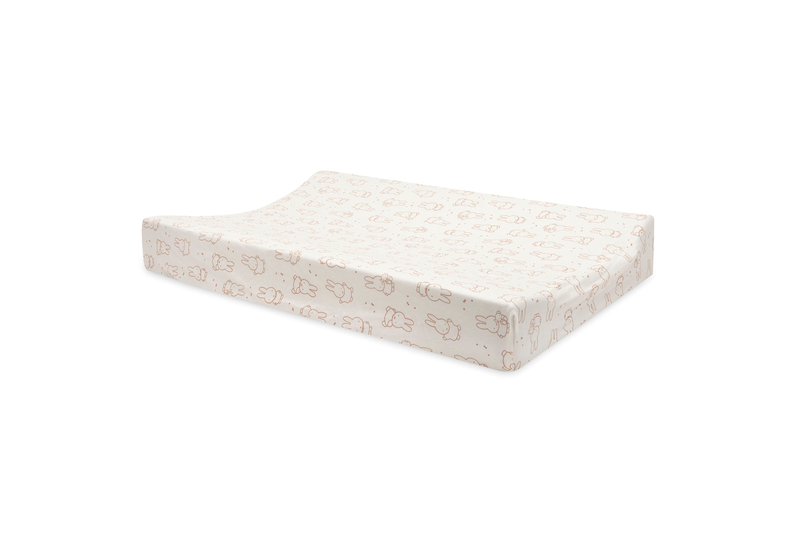 Jollein Wickelauflagenbezug Jersey - Miffy Moments Light Terra