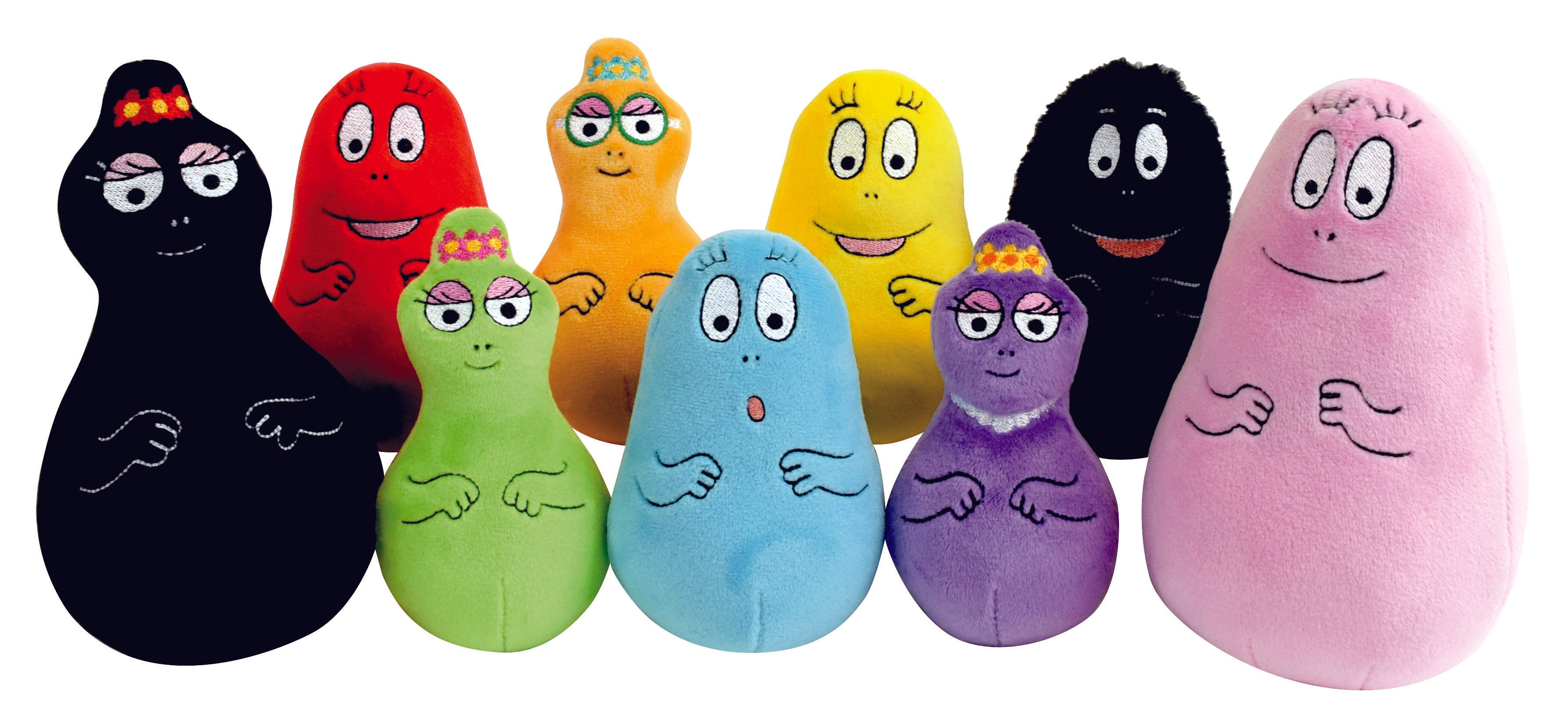 Jemini Plüschtier Barbapapa Familienset
