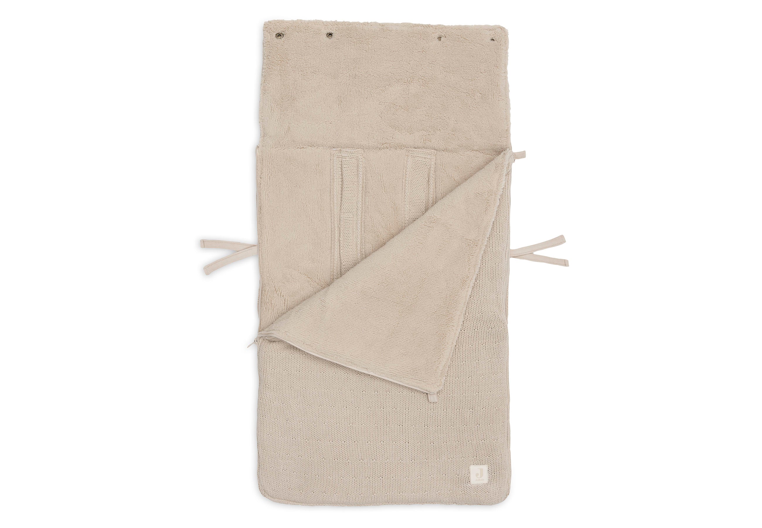 Jollein Fusssack gruppe 0+ 3/5 punkte - Sprinkle Knit Sand