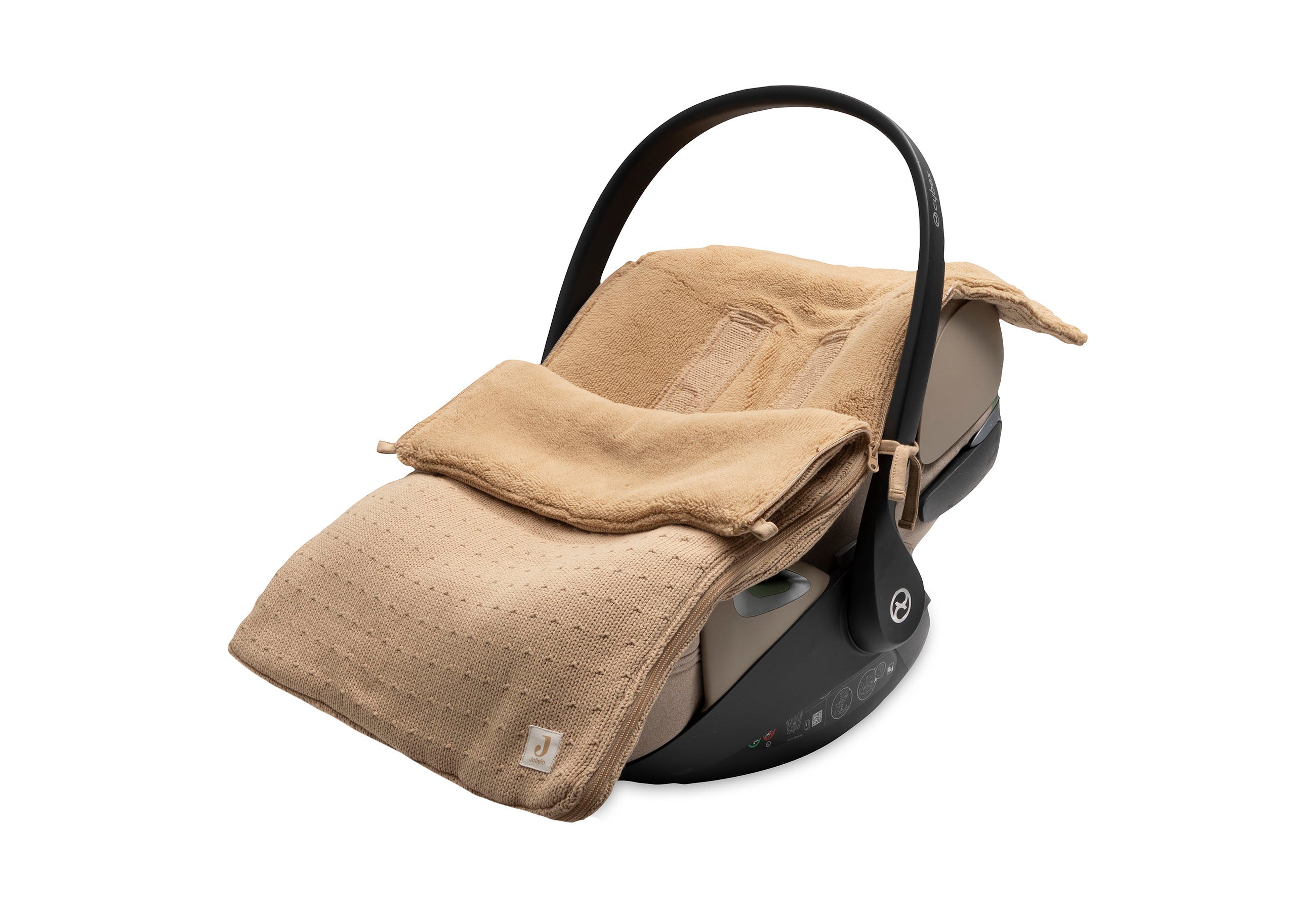 Jollein Fusssack gruppe 0+ 3/5 punkte - Sprinkle Knit Hazel