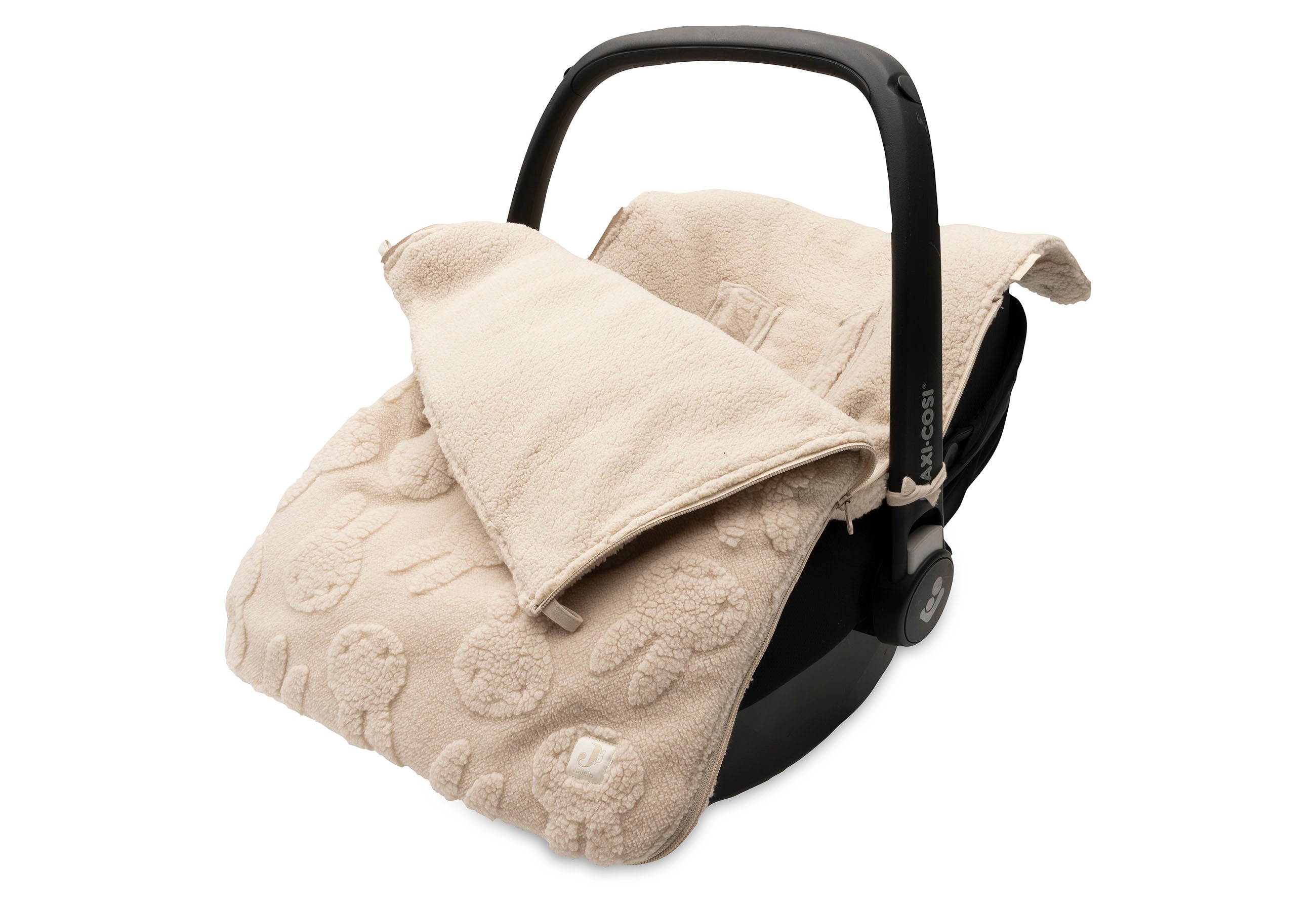 Jollein Fusssack gruppe 0+ 3/5 punkte Miffy Jacquard Teddy Sand