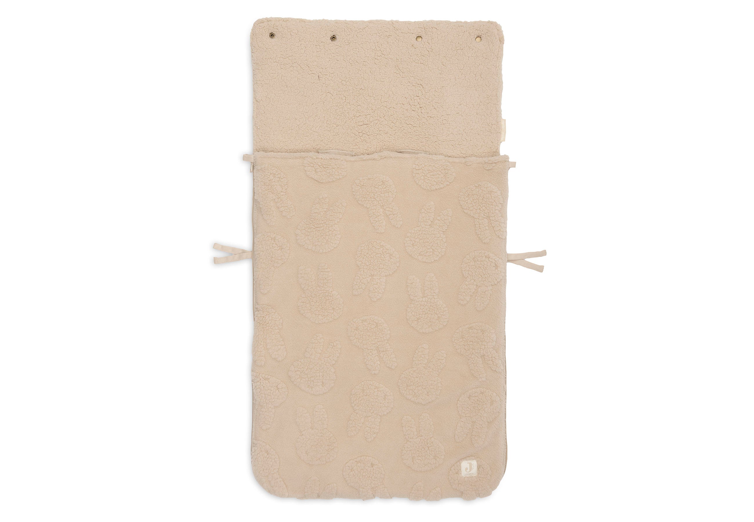 Jollein Fusssack gruppe 0+ 3/5 punkte Miffy Jacquard Teddy Sand