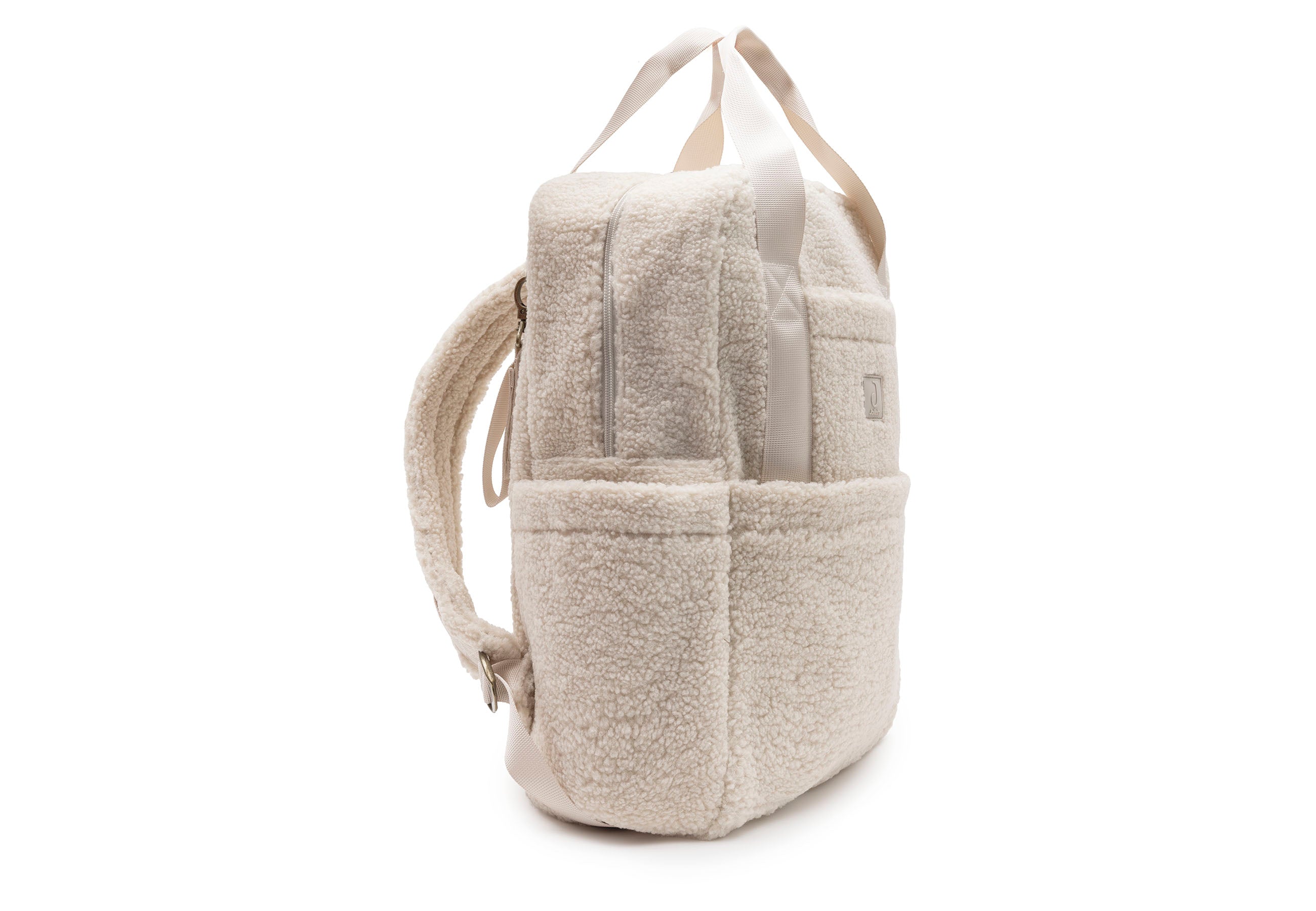 Jollein Wickeltasche Rucksack Teddy Lou Sand
