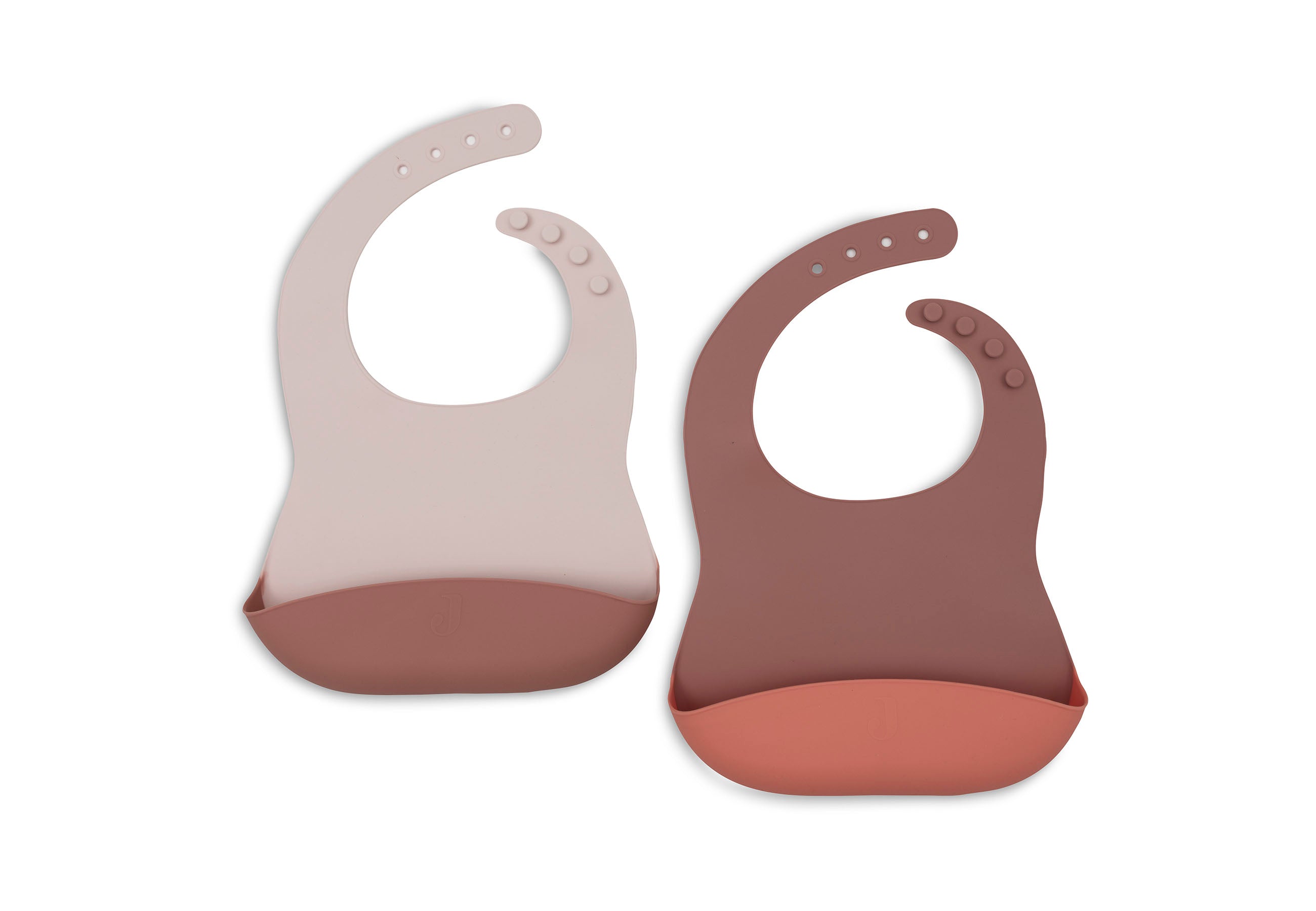 Jollein Lätzchen Silikon Natural Shades - 2 Stück