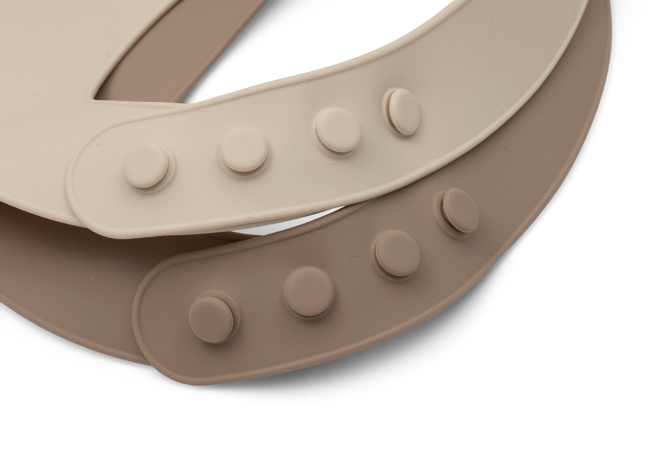 Jollein Lätzchen Silikon Natural Shades - 2 Stück
