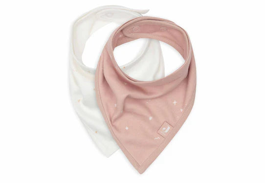 Jollein Bandana/Dreieckstuch 2er Pack Twinkling Wild Rose