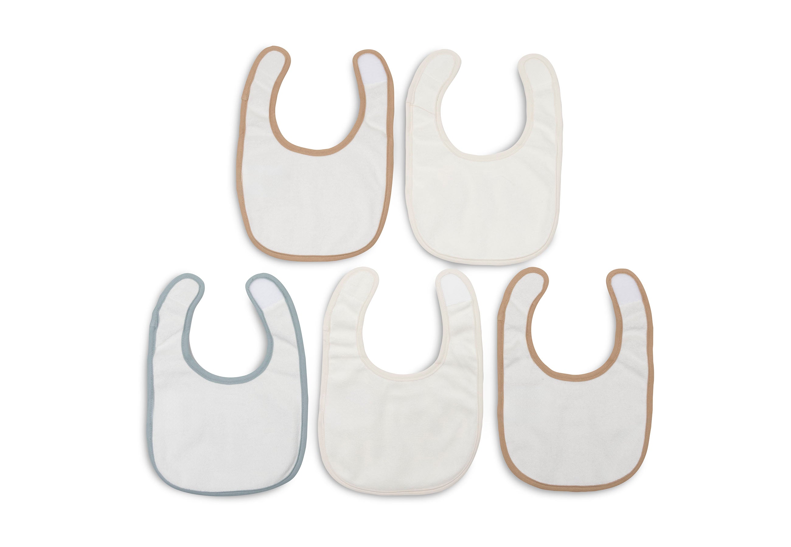 Jollein Lätzchen Jersey Wasserdicht Jollies - 5 Stück