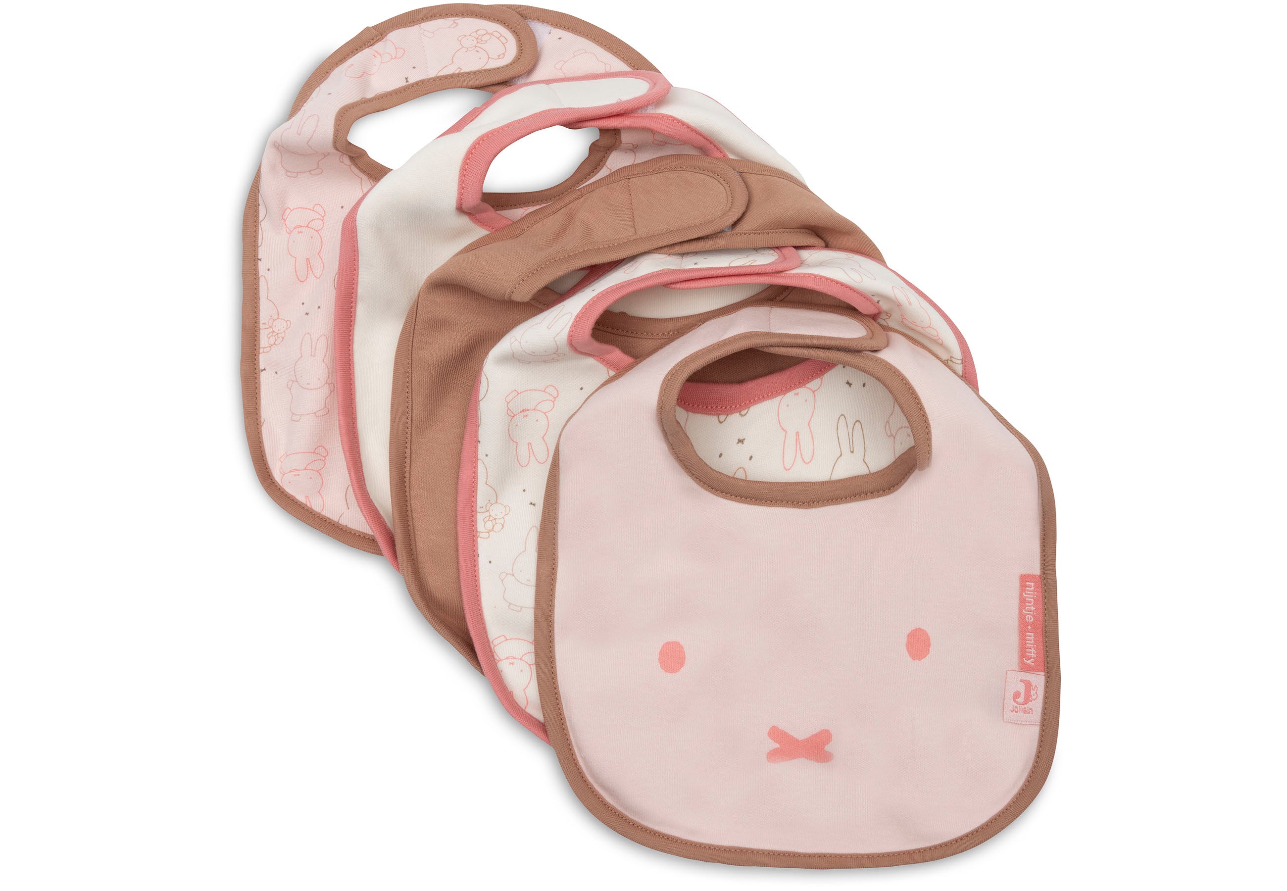 Jollein Lätzchen Jersey Wasserdicht Miffy Moments 5 Stück