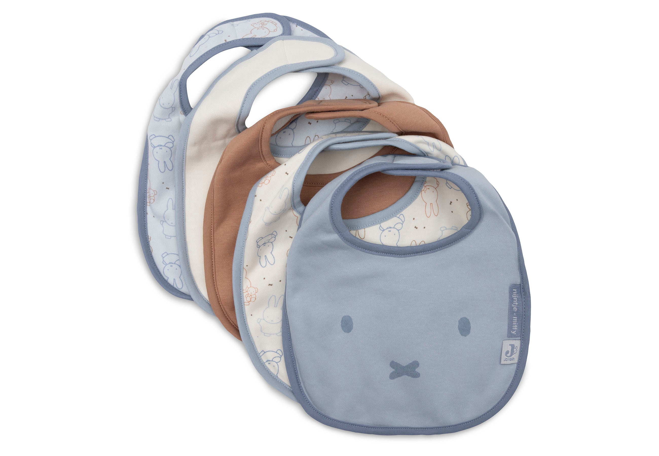 Jollein Lätzchen Jersey Wasserdicht Miffy Moments 5 Stück