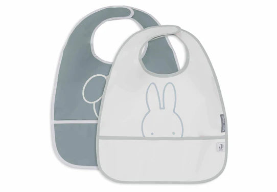 Jollein Lätzchen wasserdicht  Miffy Pekaboo Sea Green