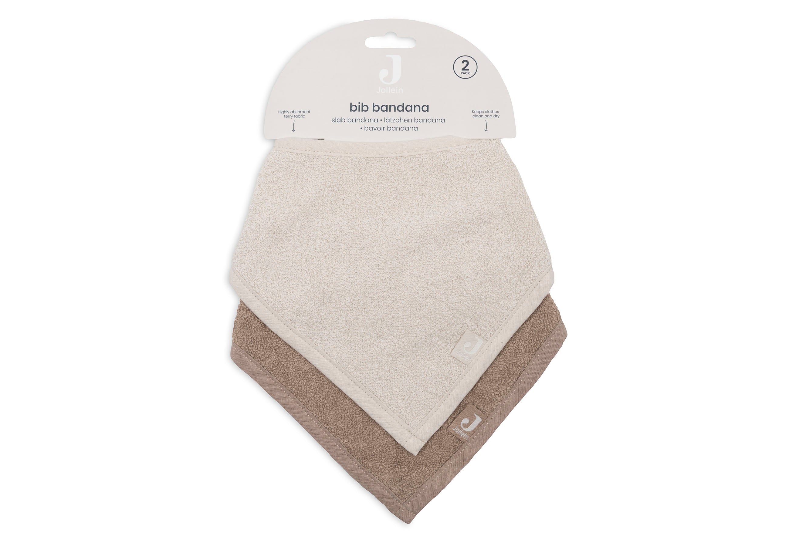 Jollein Lätzchen Bandana 2er-Pack