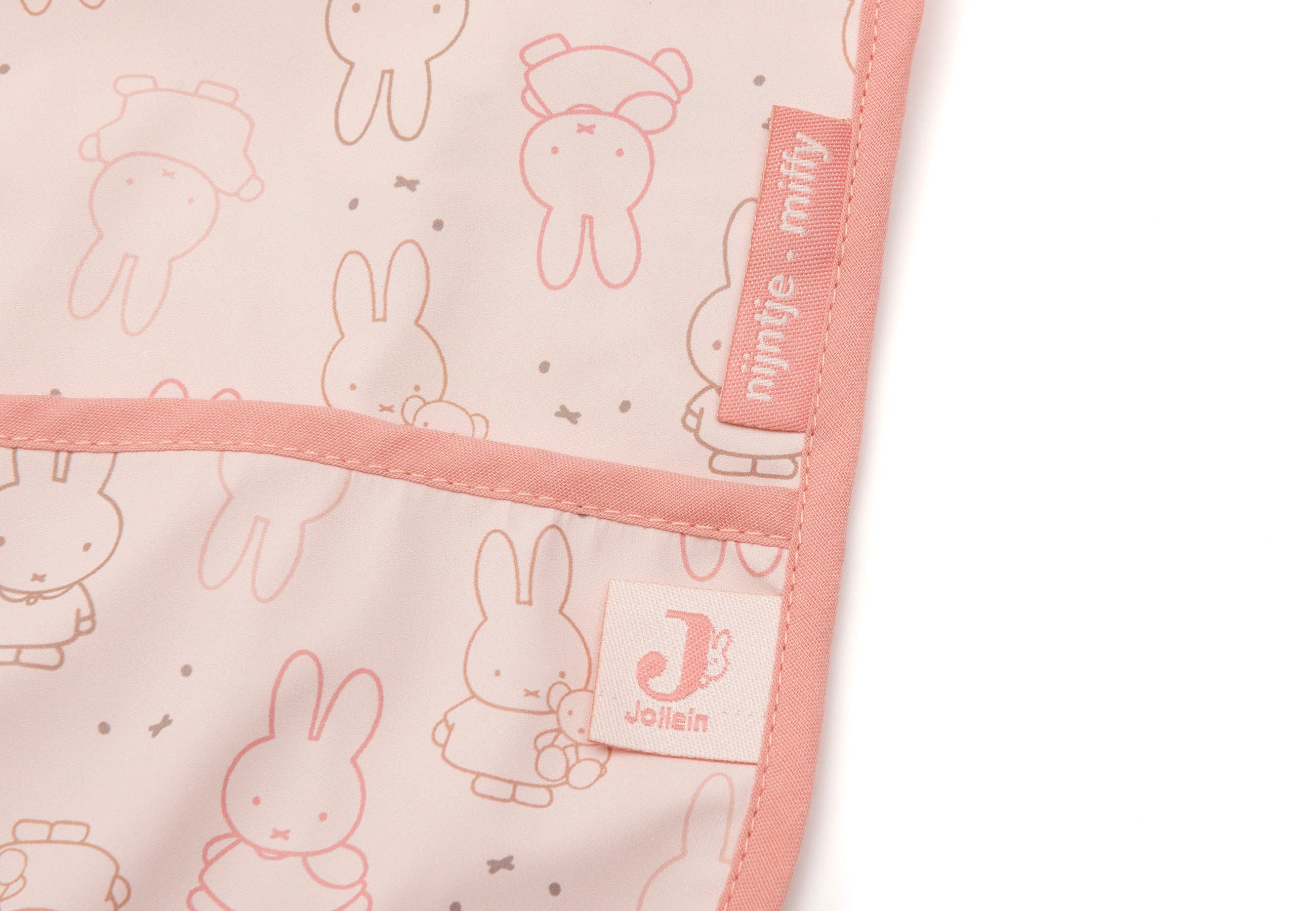 Jollein Lätzchen Wasserdicht mit Ärmeln Miffy Moments Silk Rose