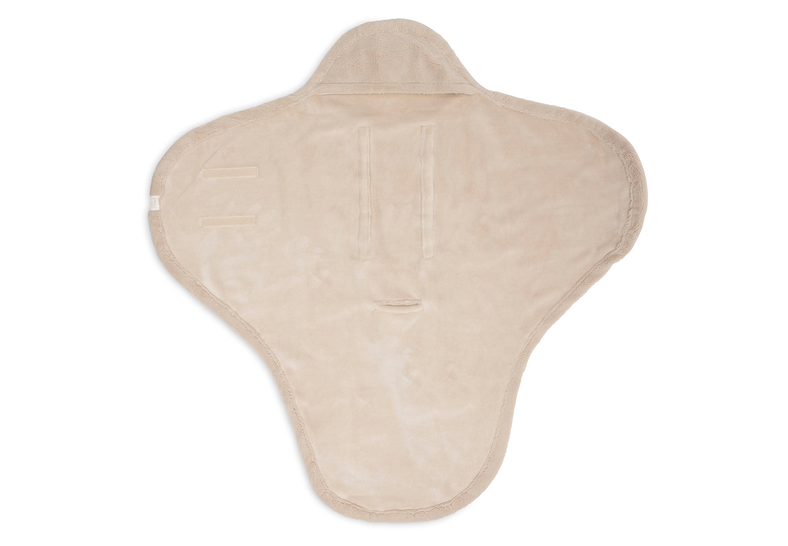 Jollein Einschlagdecke für Babyschale Fluffy Sand