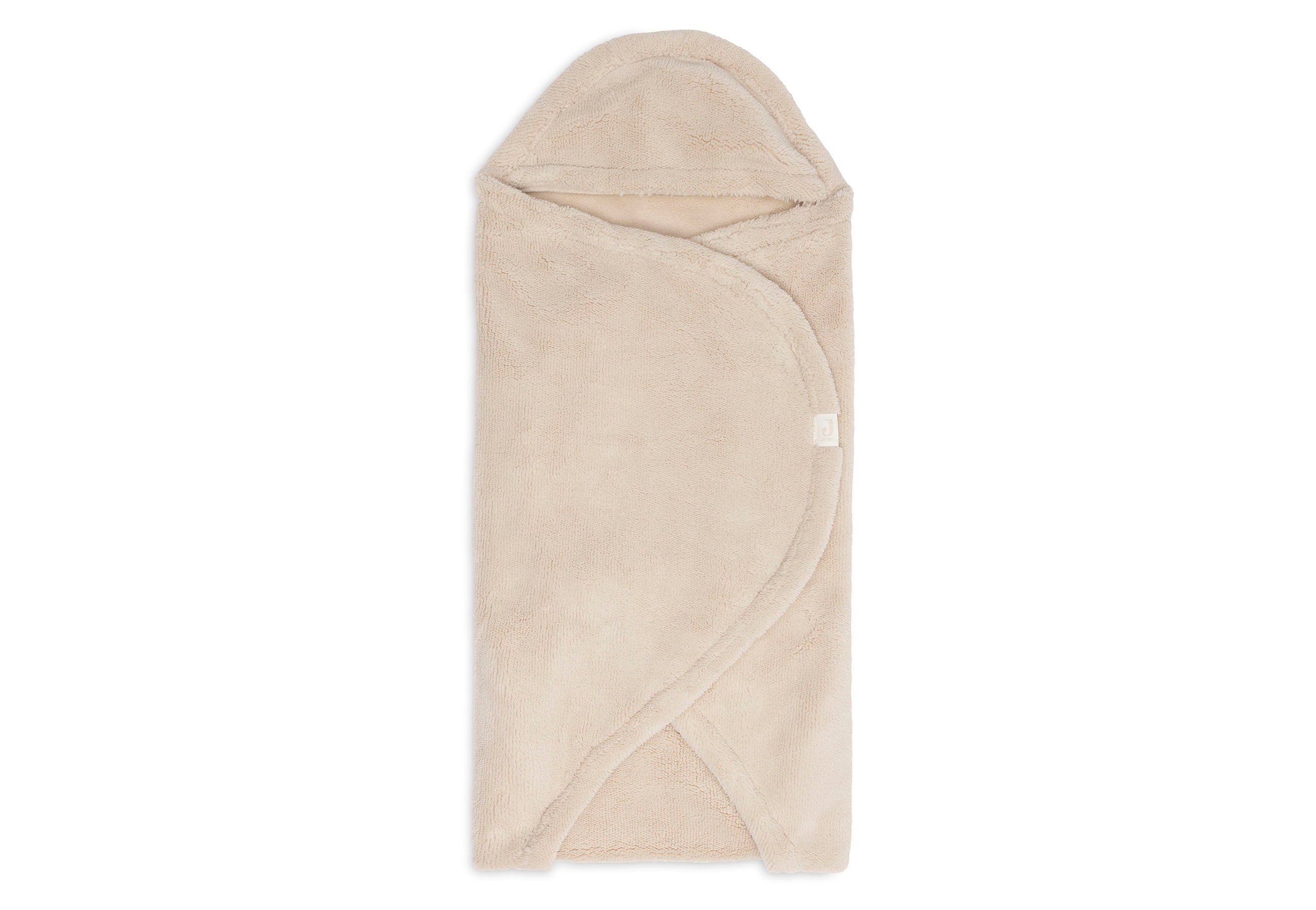 Jollein Einschlagdecke für Babyschale Fluffy Sand