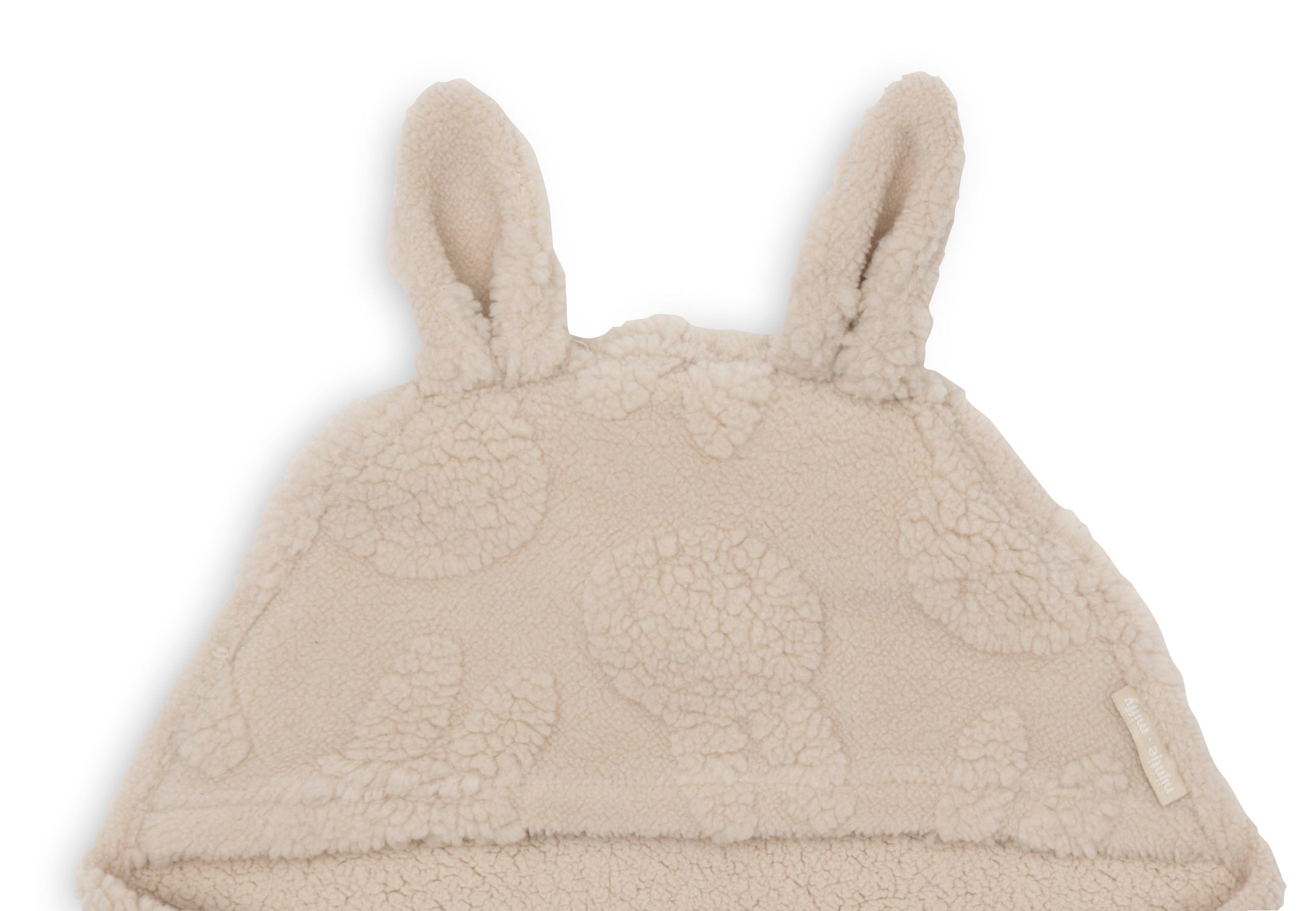 Jollein Einschlagdecke für Babyschale - Miffy Jacquard Teddy Sand