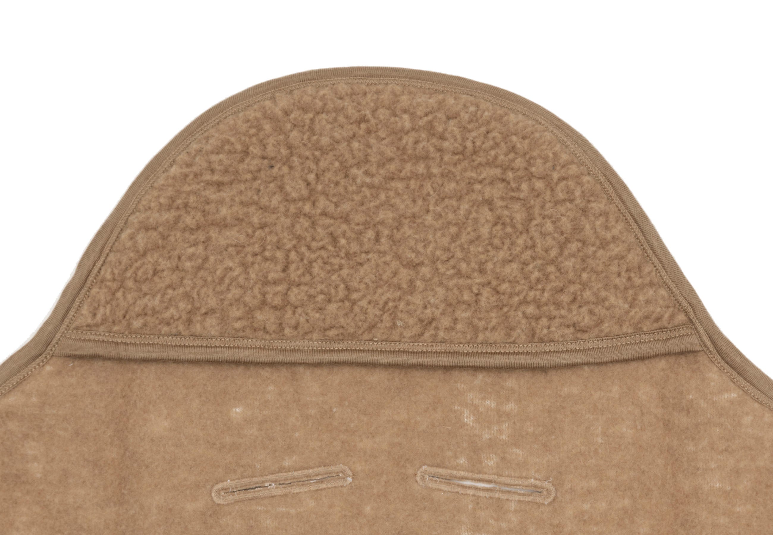 Jollein Einschlagdecke für Babyschale Sherpa - Merino Wool Dark Hazel