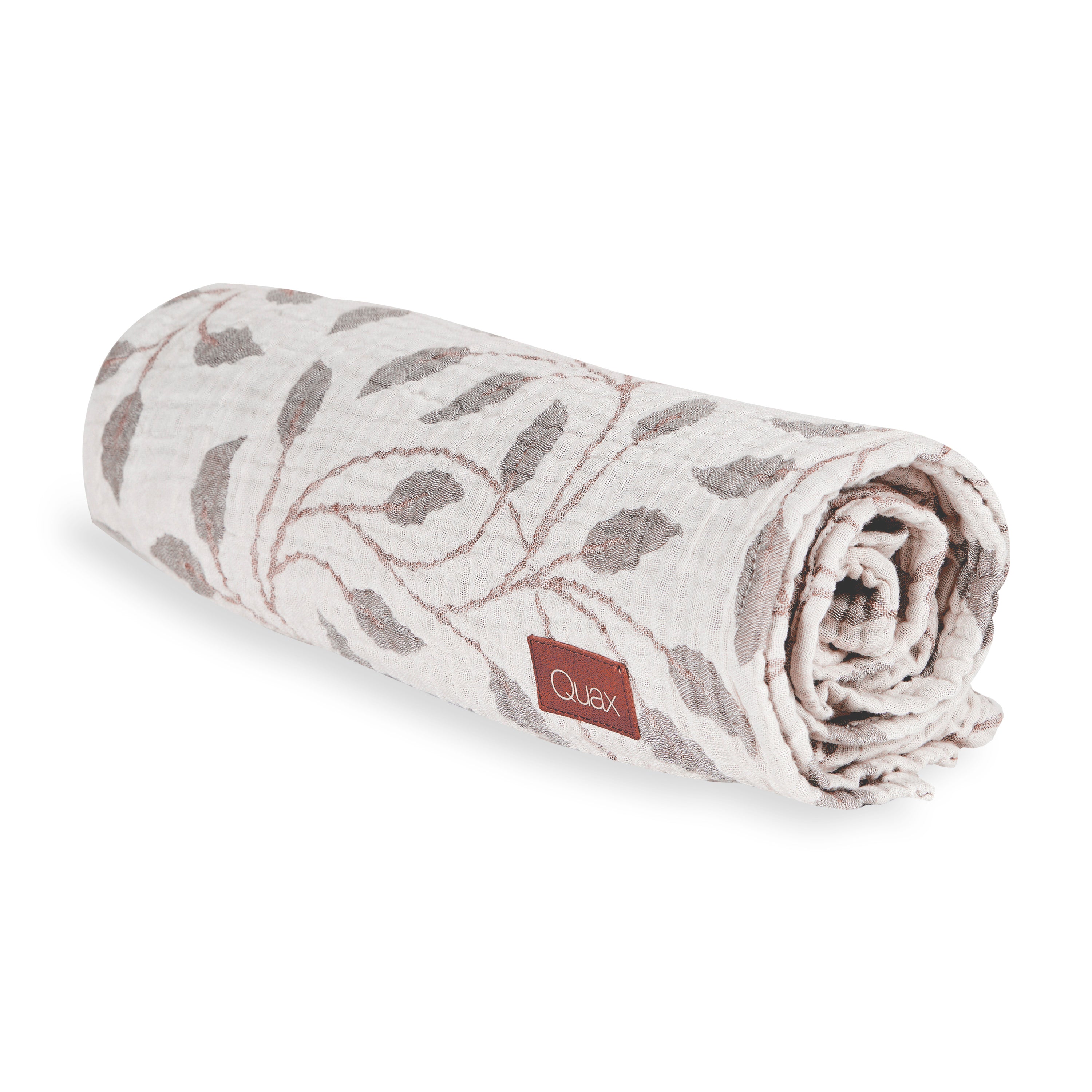 Quax Natural Babydecke 90 x 110 cm Musselin Leaf