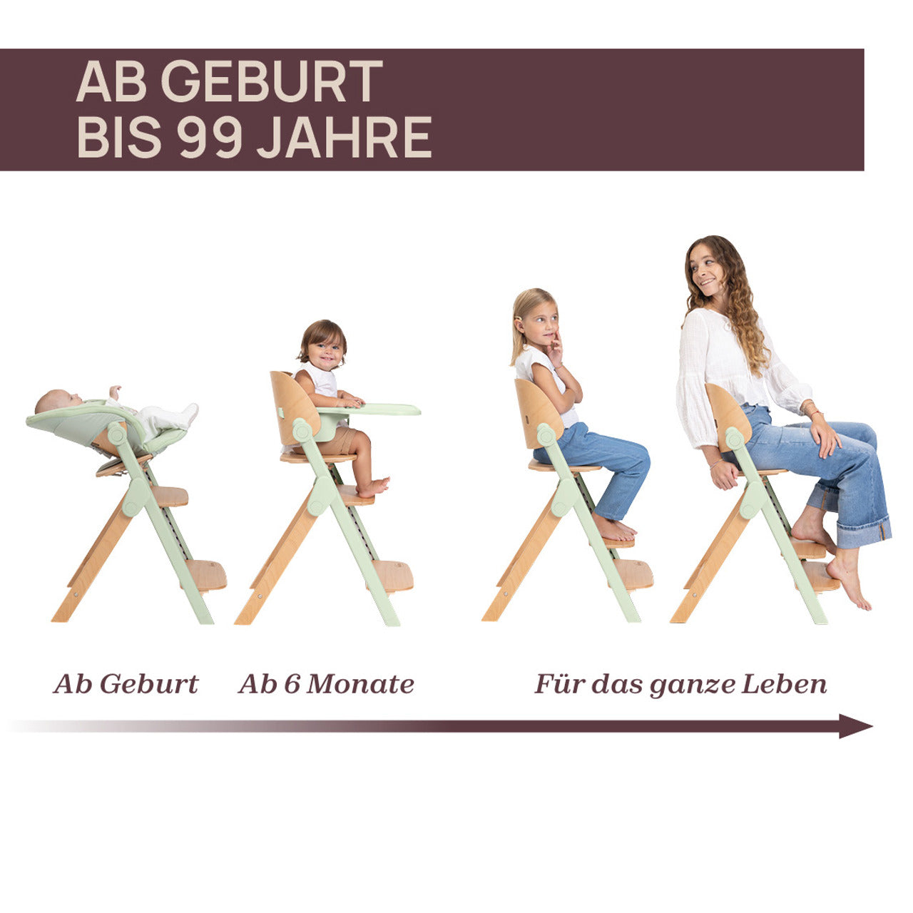 Chicco Meraviglia Hochstuhl aus Holz