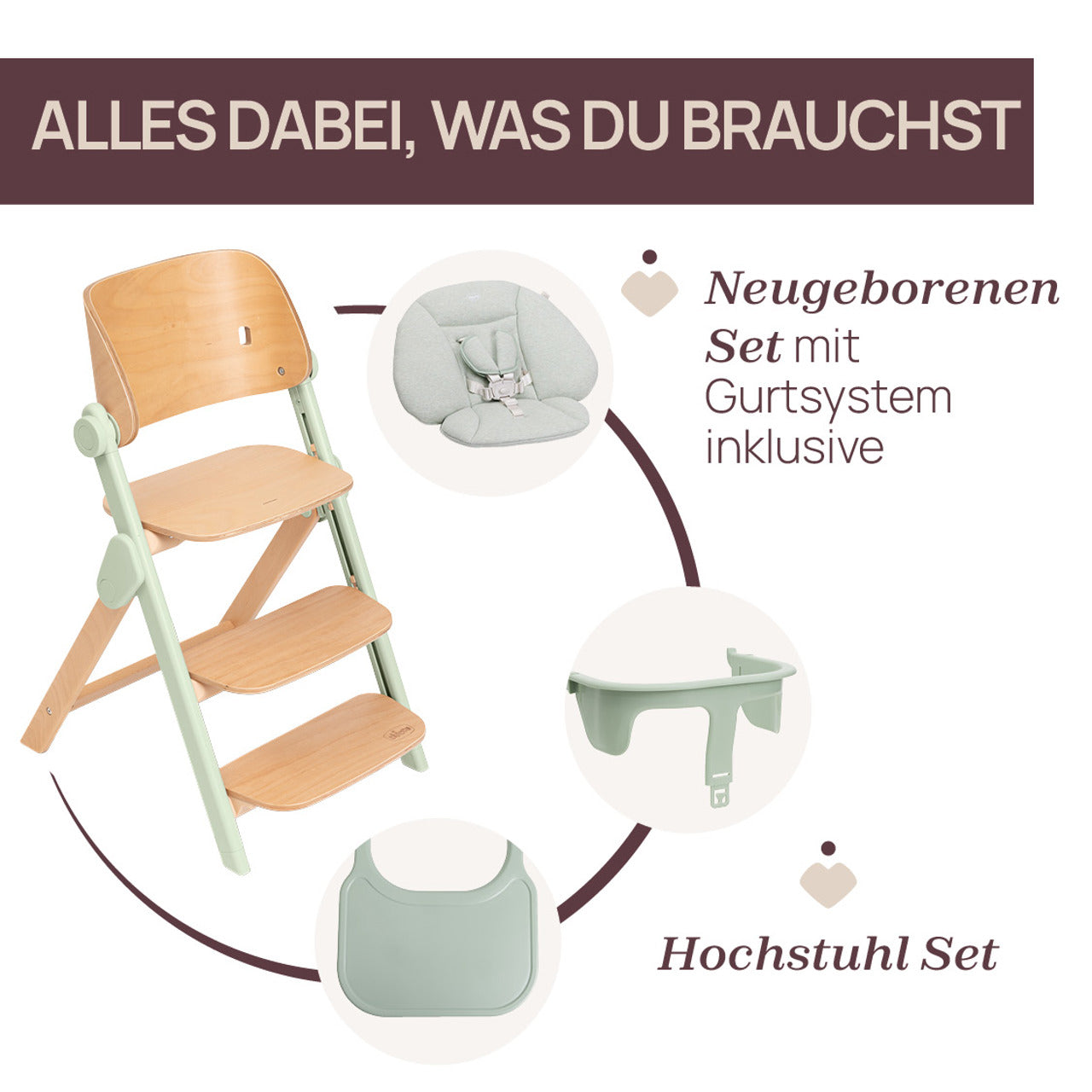 Chicco Meraviglia Hochstuhl aus Holz