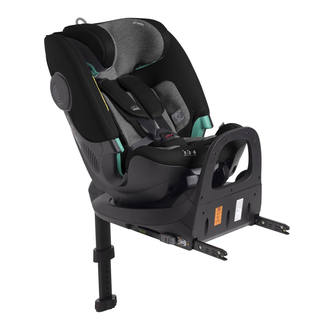 Chicco FullSeat 360 i-Size with Base - Black Satin (61-150 cm)