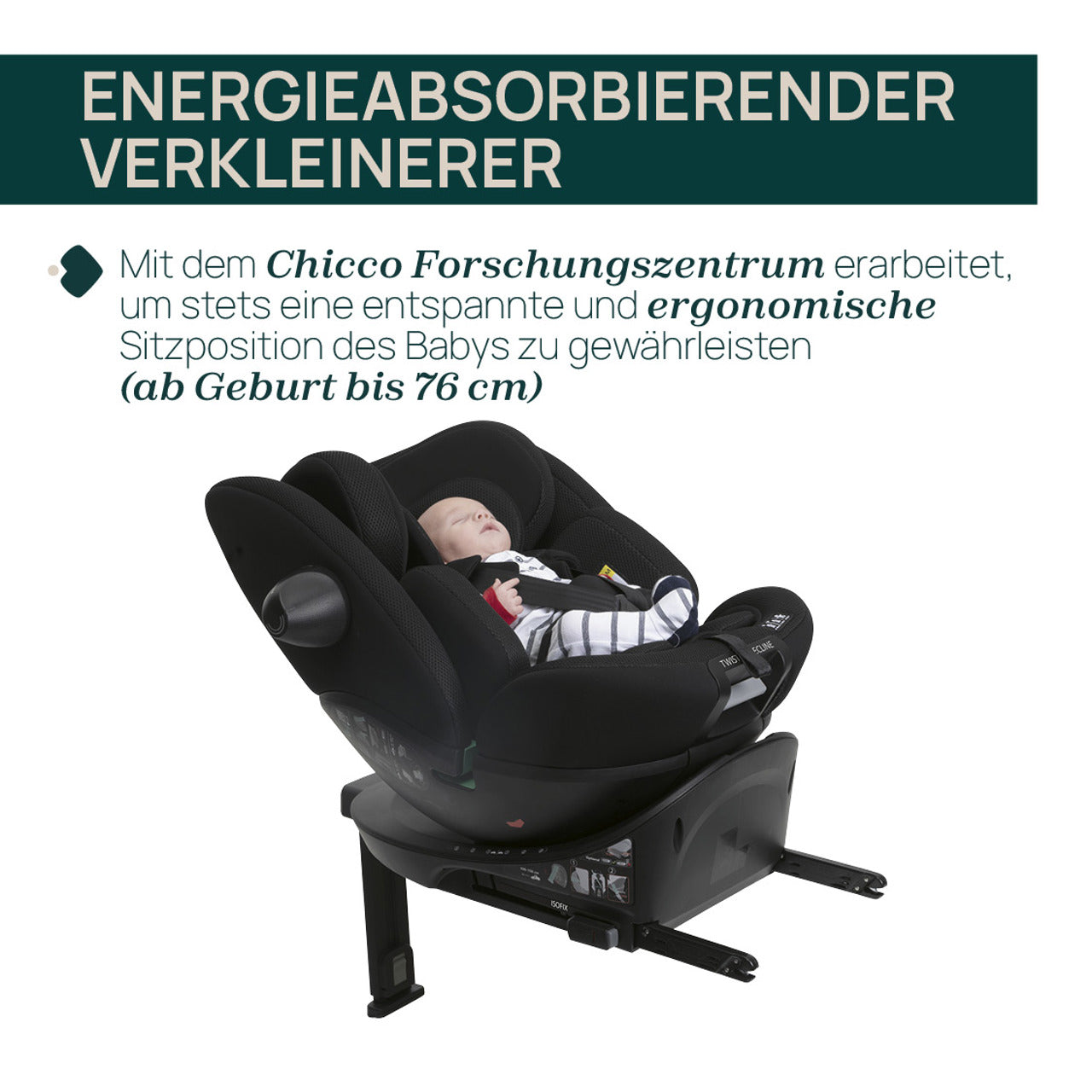 Chicco EverOne i-Size Autokindersitz Black (40-150 cm)