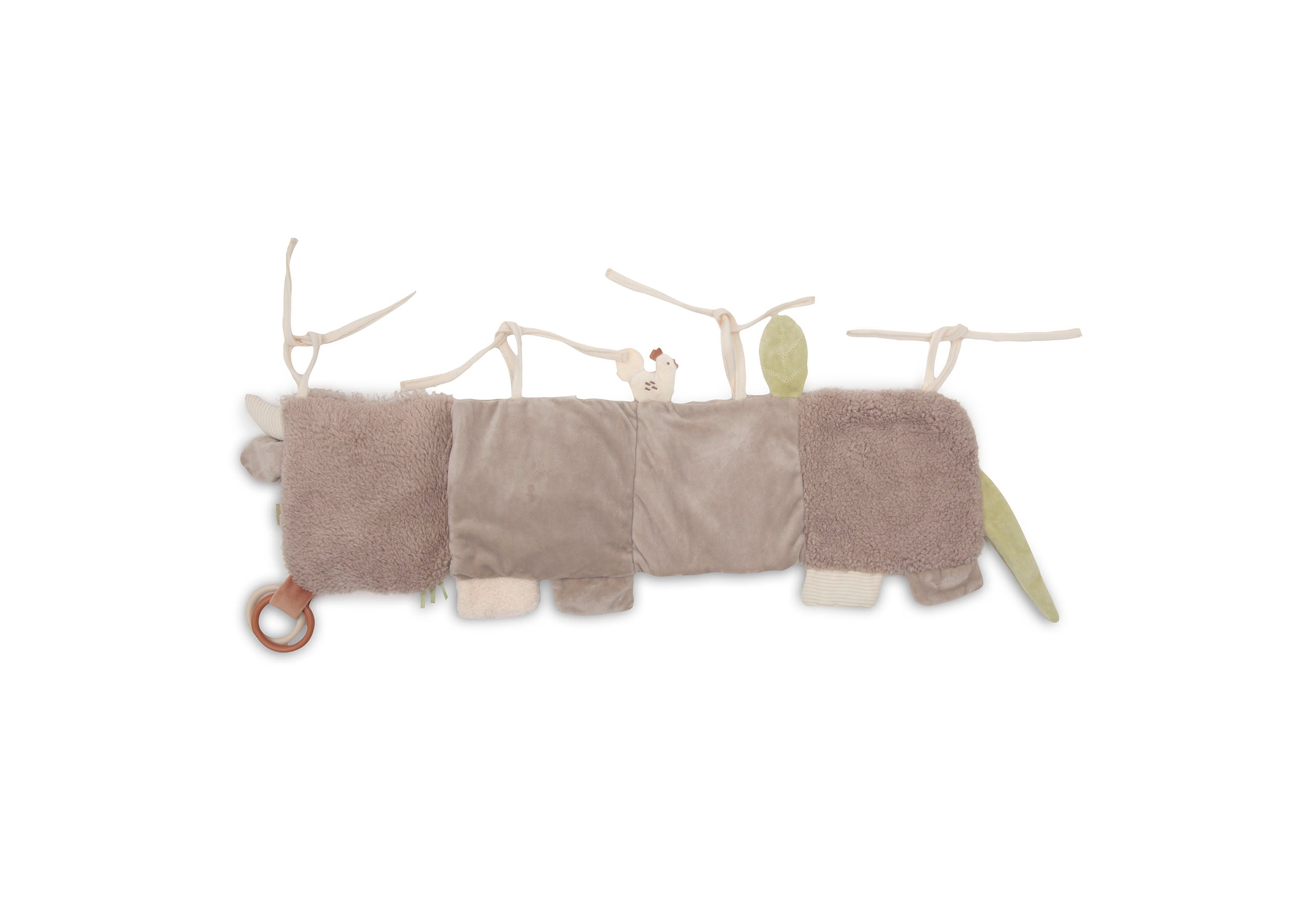 Jollein Stoffbuch mit Aktivitaten fur Laufgitter - Highlander Chou