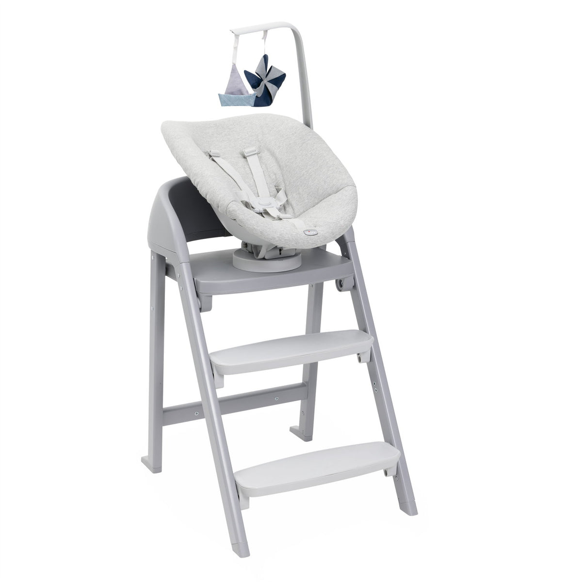 Chicco Crescendo Recliner mit Spielzeughalterung grau