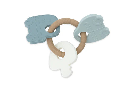 Jollein Beissring Silikon Schlüsselanhänger - On The Go