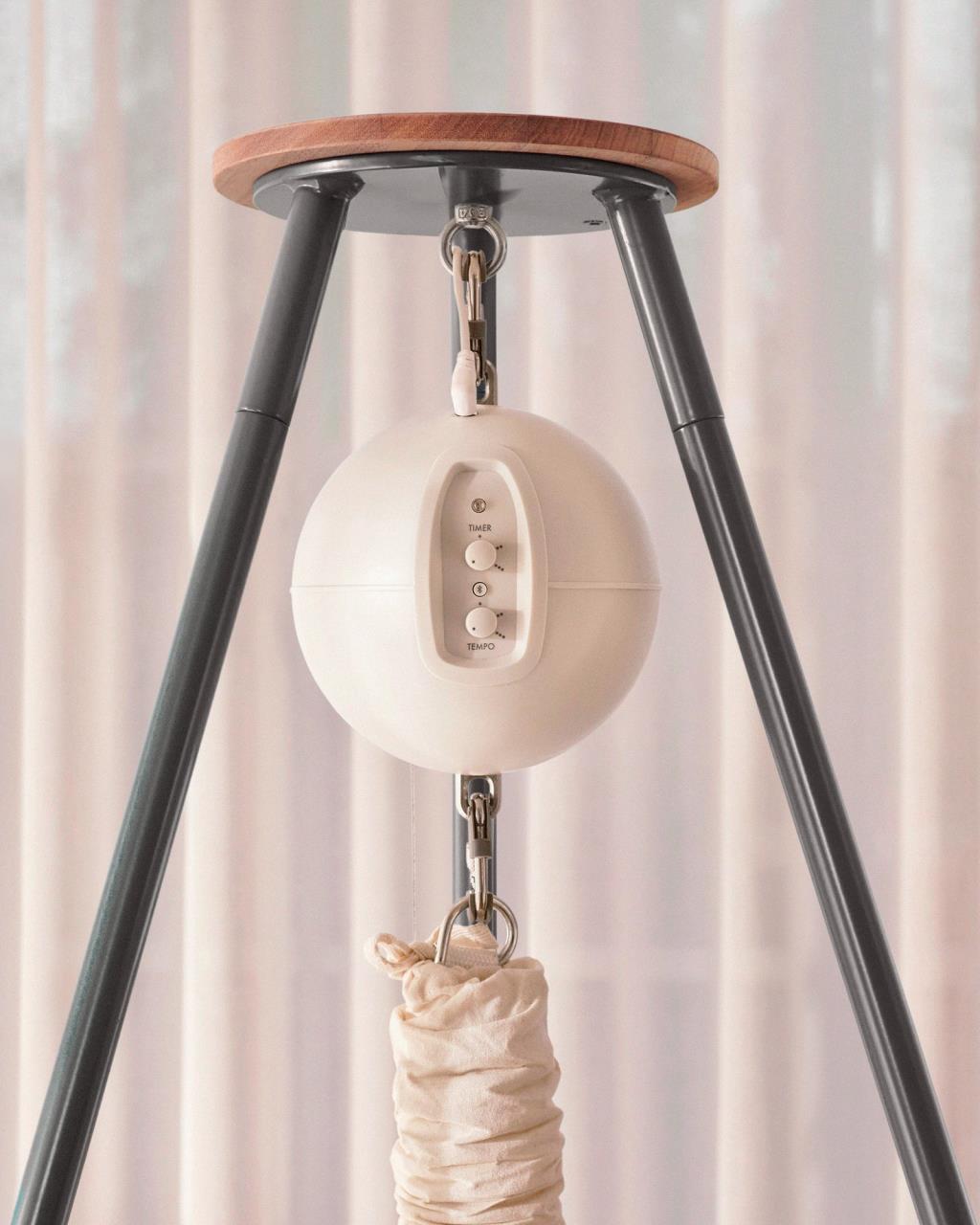 Moonboon Federwiegen-Set Connect mit Gestell - Seagrass