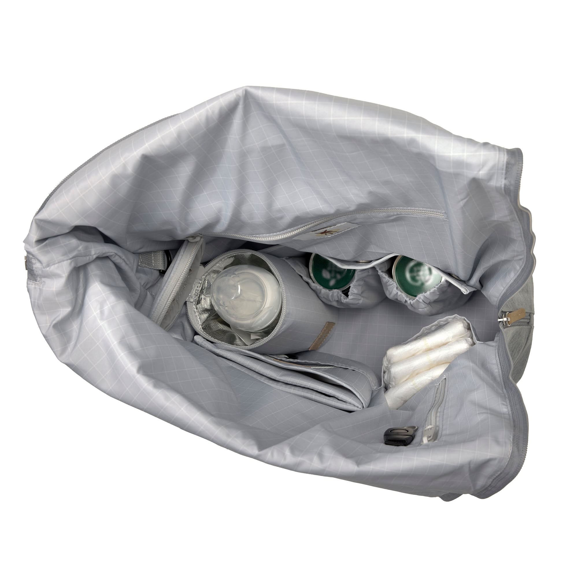 Lässig Wickelrucksack - Rolltop Backpack, GREY MELANGE (LIMITED EDITION)