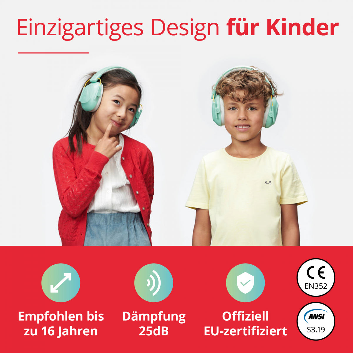 Gehörschutz Alpine Muffy für Kinder