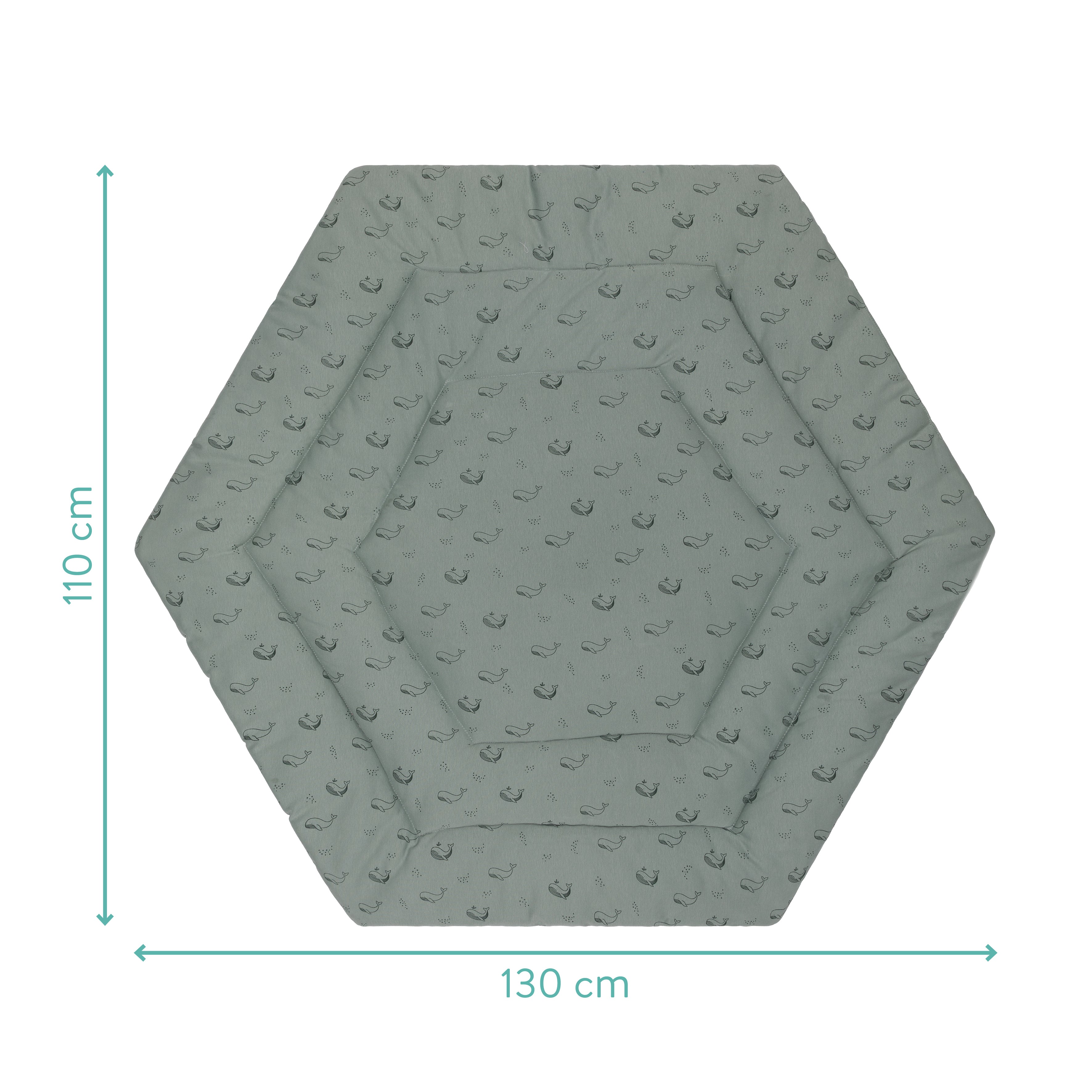 Fillikid Laufgittereinlage 6-ecker Jersey - wal grün