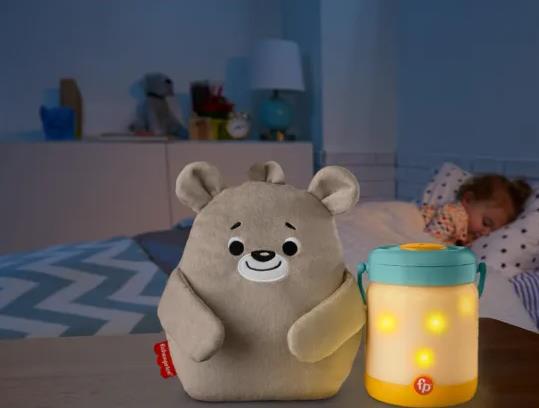 Fisher-Price Bärchenbaby mit Glühwürmchen-Nachtlicht