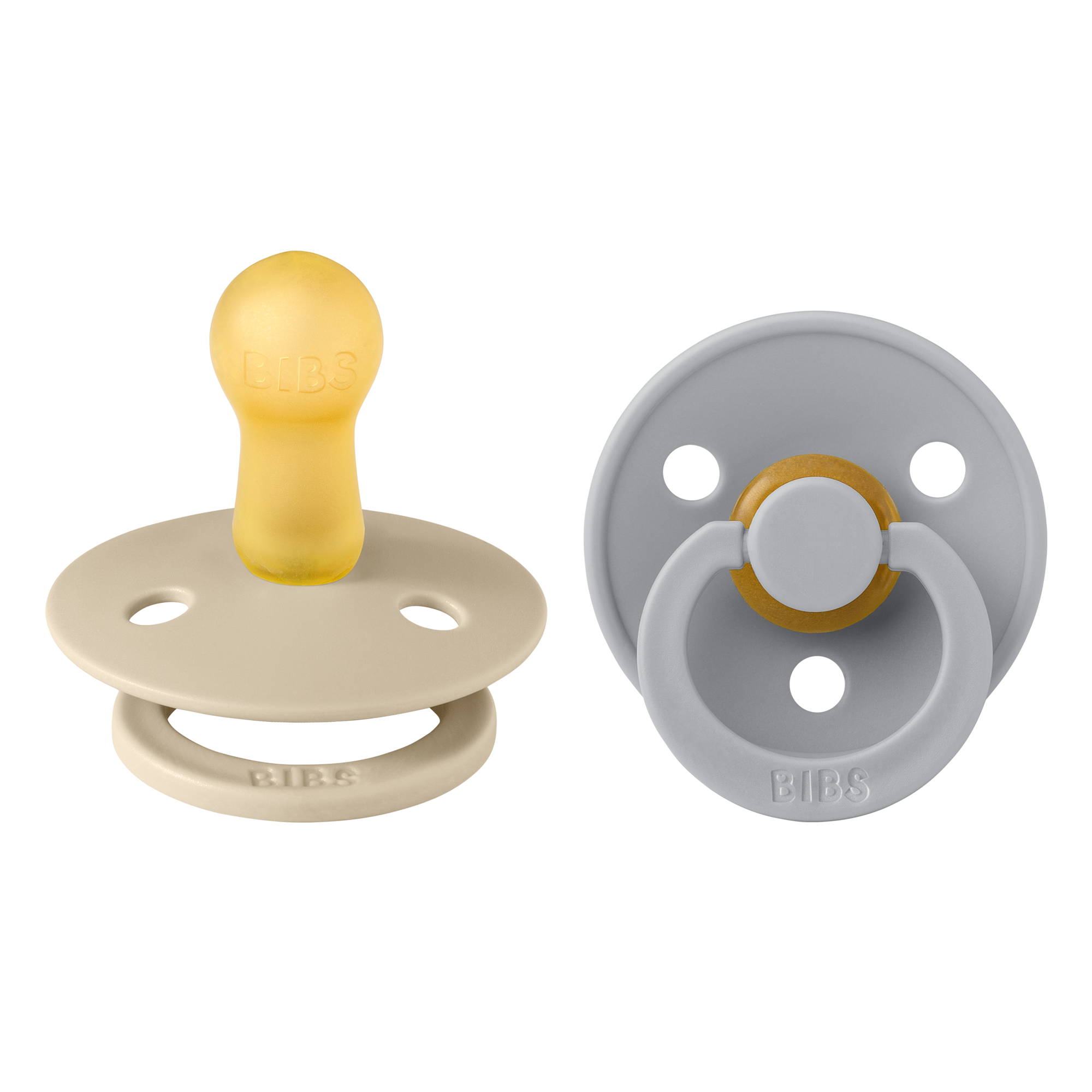 BIBS Nuggi Latex Round 6-12m 2er Pack