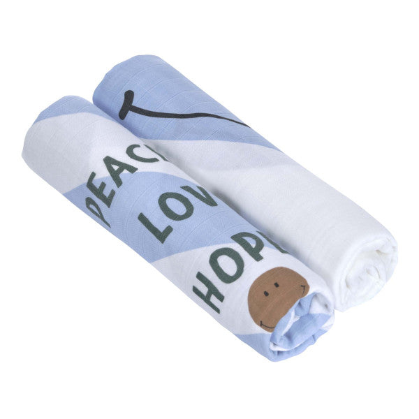 Lässig Heavenly Soft Swaddles XL 2er Set