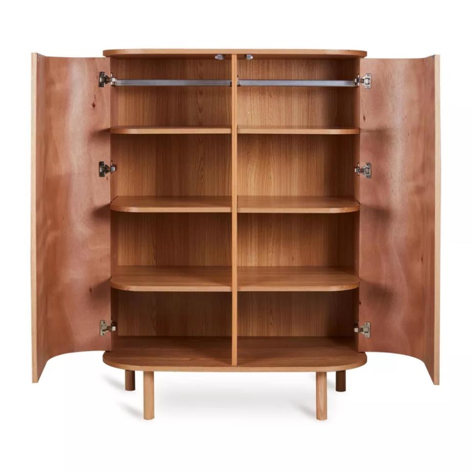 Quax Yume Kleiderschrank 2-türig - Esche Natur