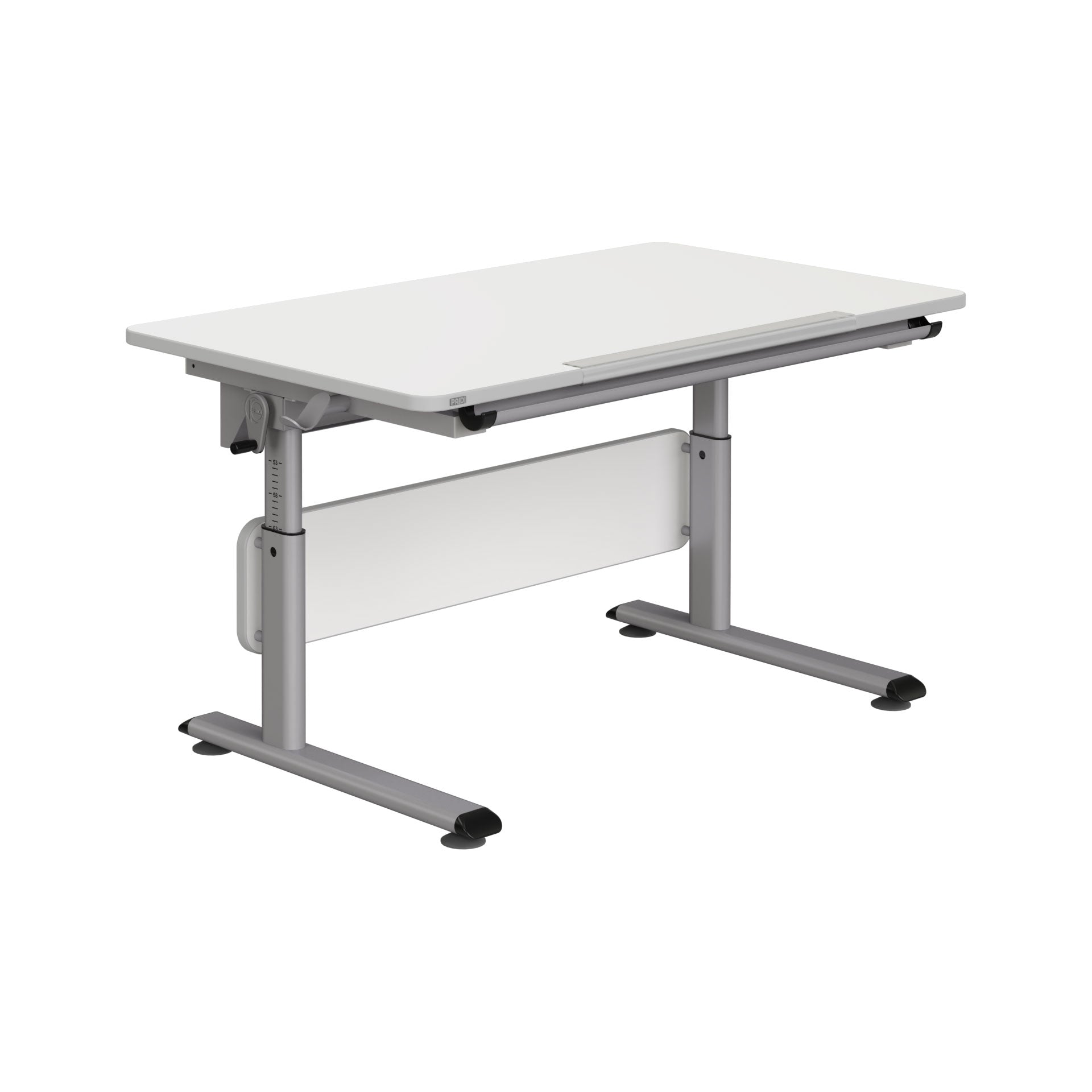 PAIDI Diego Schreibtisch Silber