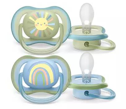 Philips Avent Ultra Air Schnuller 0-6M Sonne/Regenbogen