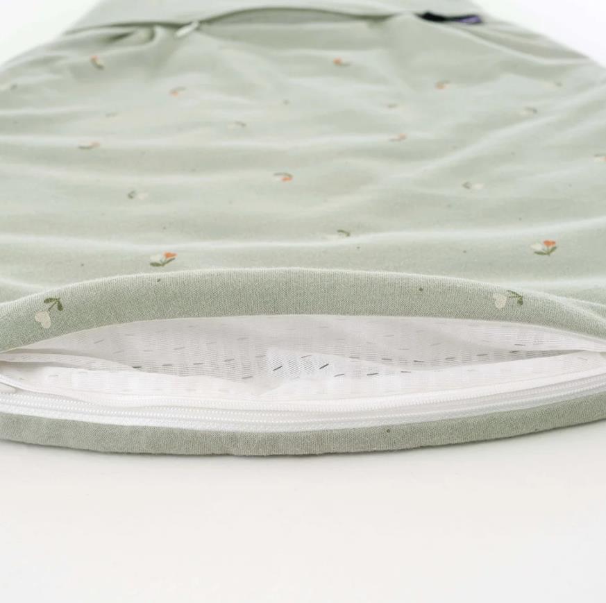 schlafsack liebmich Träumeland Schlafsack LIEBMICH Fiore grün – Margaretha's Bébé- & Kinderparadies AG