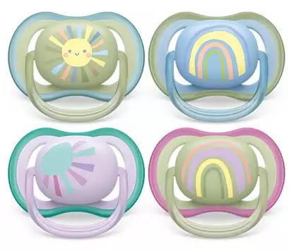 Philips Avent Ultra Air Schnuller 0-6M Sonne/Regenbogen