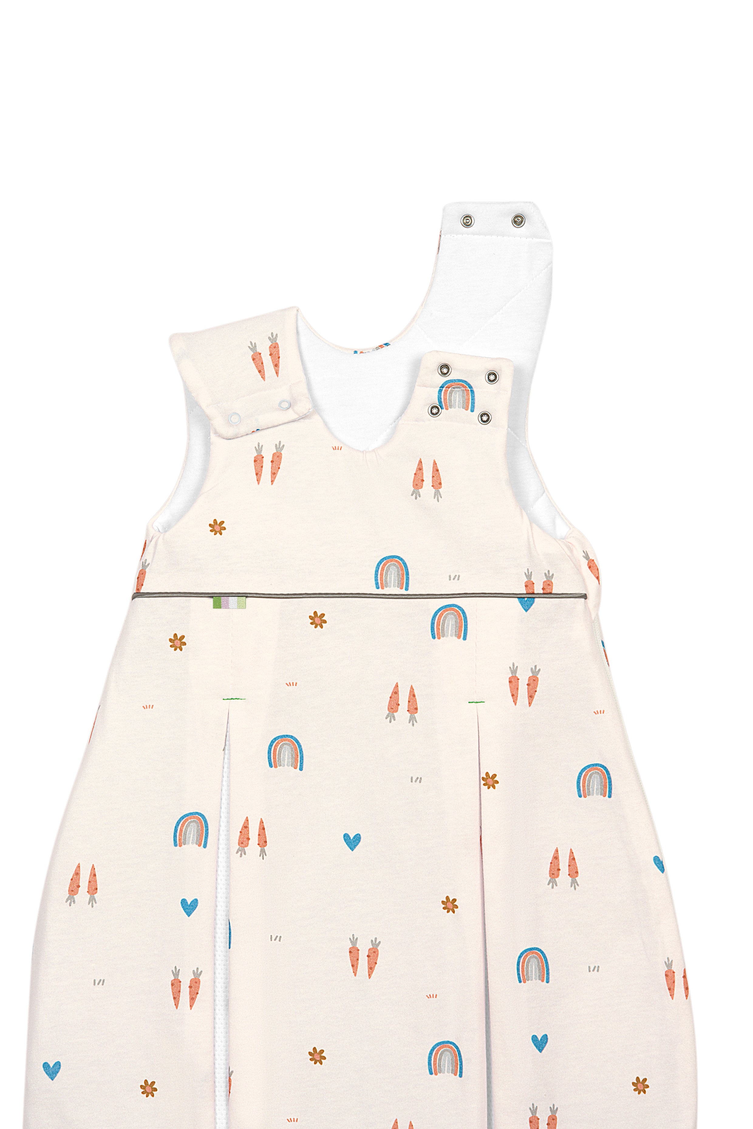 Odenwälder Prima Klima Jersey-Schlafsack 70cm Rainbow ecru – Margaretha's Bébé- & Kinderparadies AG