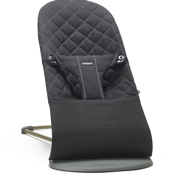 BabyBjörn Babywippe Bliss Woven Classic Quilt schwarz