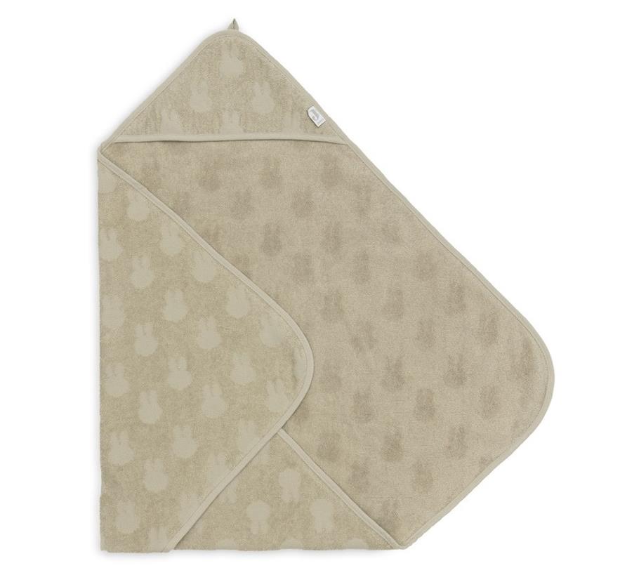 Jollein Kapuzenhandtuch Frottee 75x75 cm Miffy Jacquard